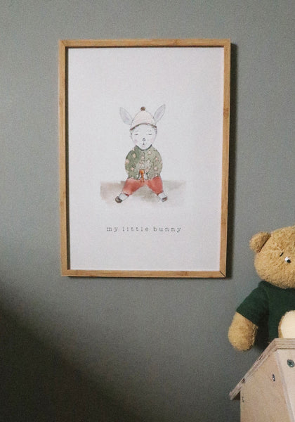 Little bunny ART PRINT/wall decor