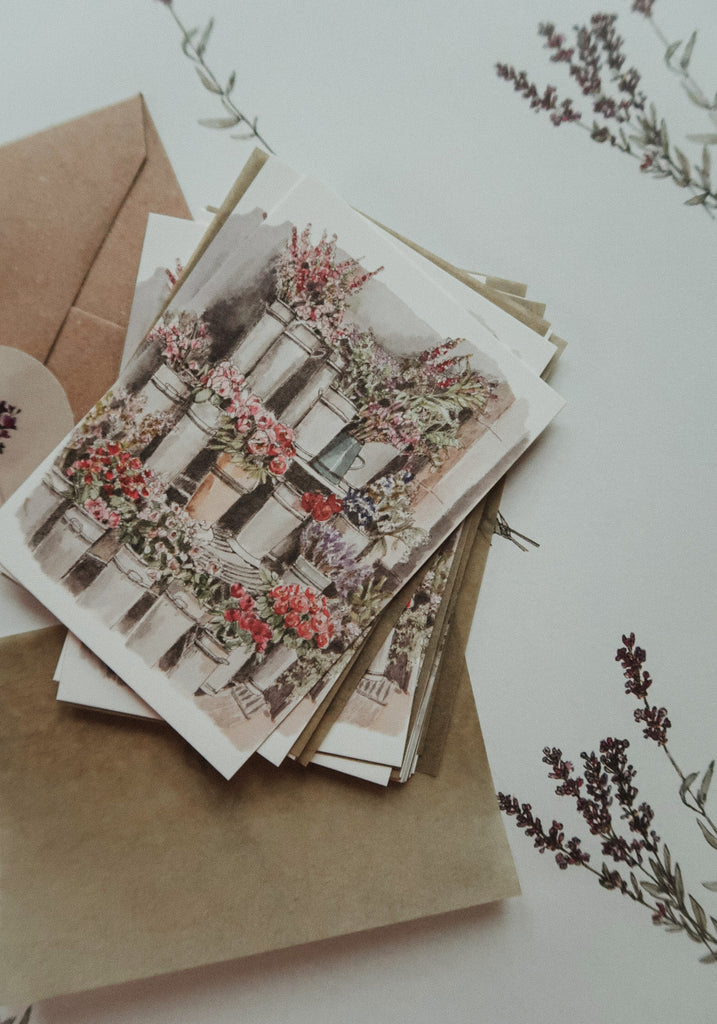 Shop Small Card Flower's shop card, small flat card – MyDesignPictures