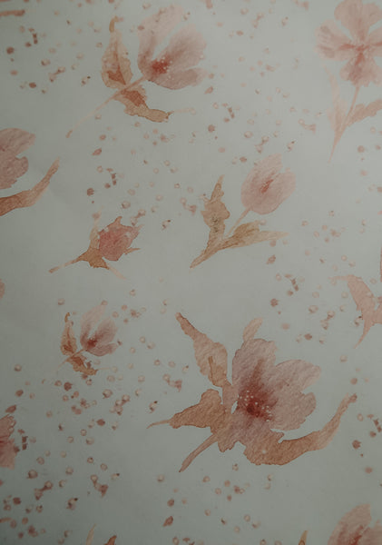 PINK TULIPS wrapping paper