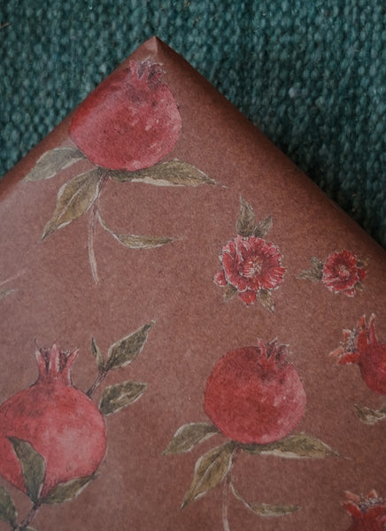 GRANATES kraft wrapping paper
