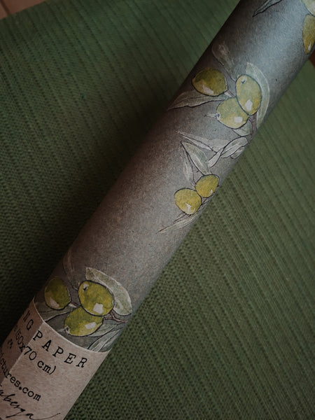OLIVES kraft wrapping paper