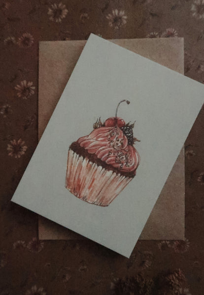 Sweet cake / small flat card