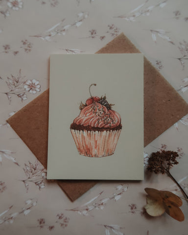 Sweet cake / small flat card