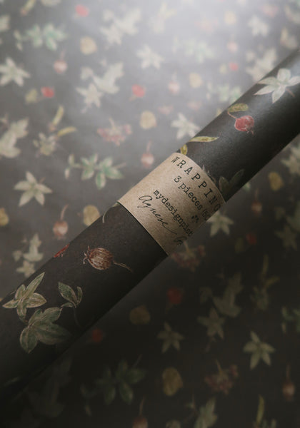 BOTANICAL kraft wrapping paper