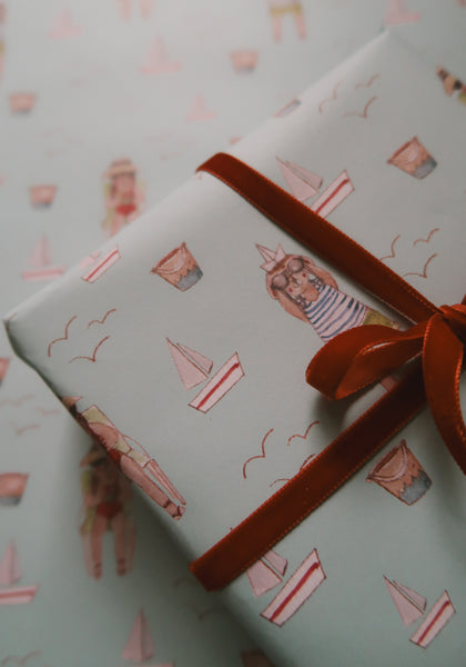 SET OF 3 pieces SUMMER wrapping paper