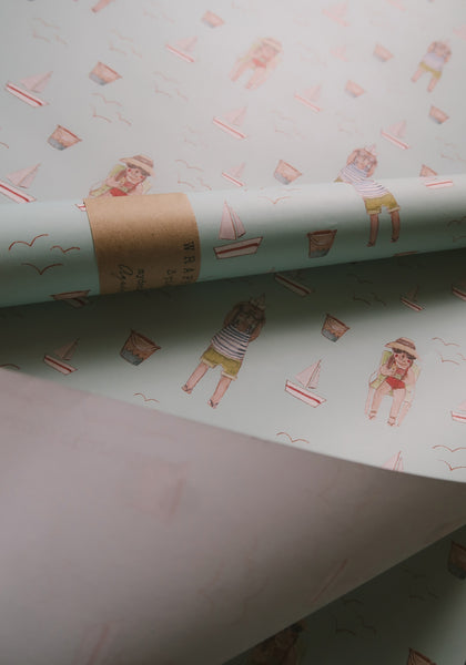 SET OF 3 pieces SUMMER wrapping paper