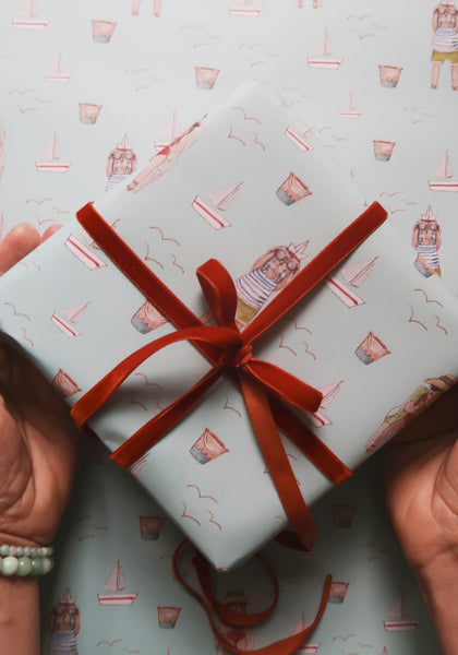 SET OF 3 pieces SUMMER wrapping paper