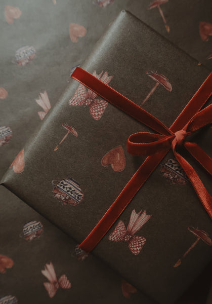 CHRISTMAS MOOD kraft wrapping paper