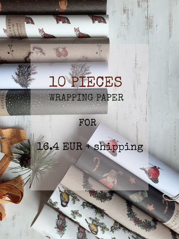 10 wrapping papers