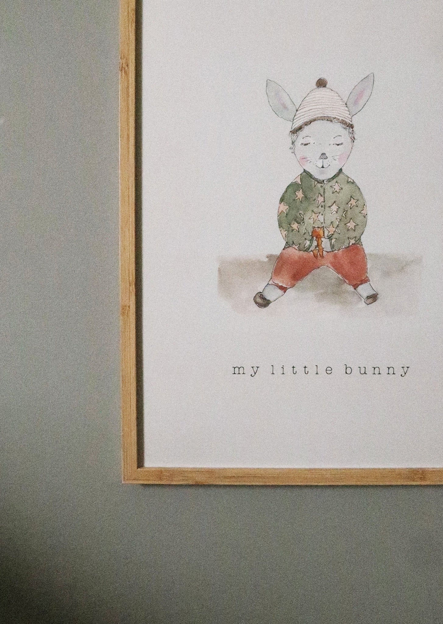 Little bunny ART PRINT/wall decor