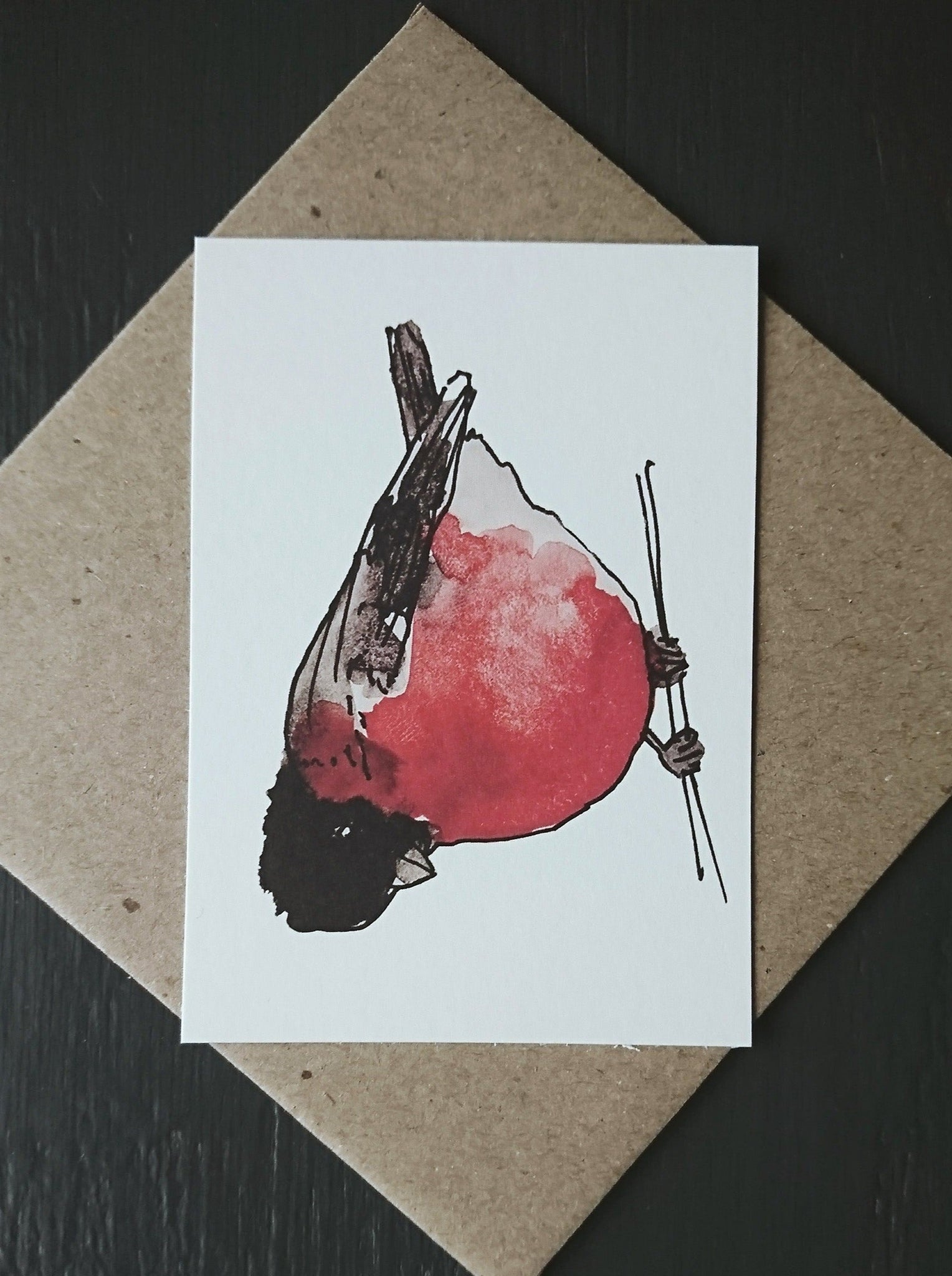 Robin card/small flat card